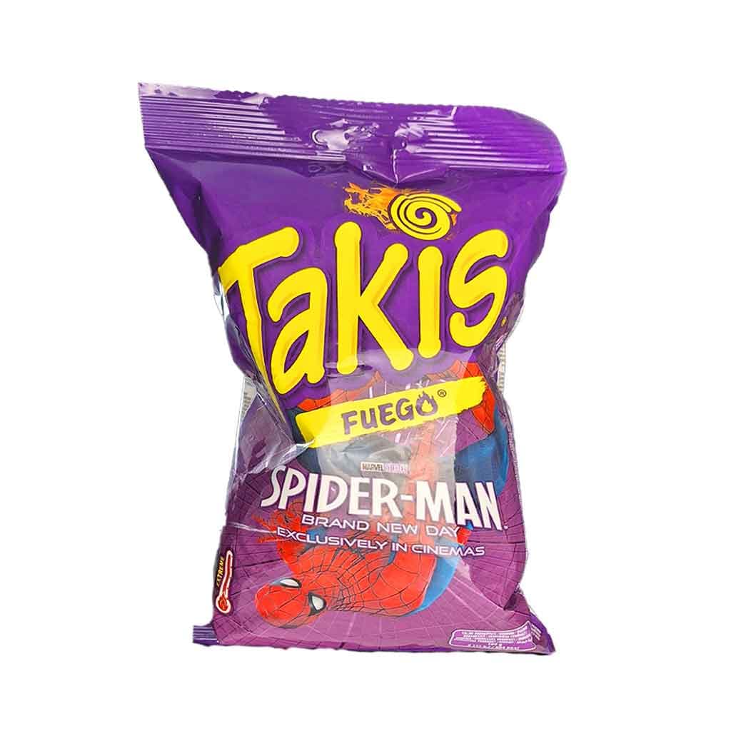 چیپس تاکیس فوئگو اسپایدرمن فلفل و لیمو 90 گرم | Takis Fuego Spiderman