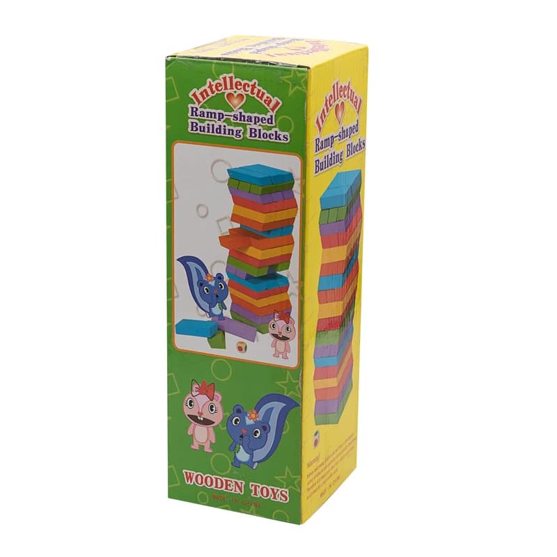 بازی فکری برج هیجان مدل جنگا طرح Ramp-Shaped