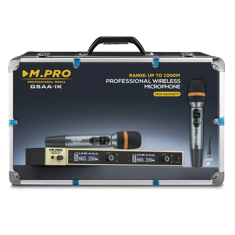 میکروفن بیسیم ام پرو M.PRO G5AA-1K برد یک کیلومتر — تصویر ۲