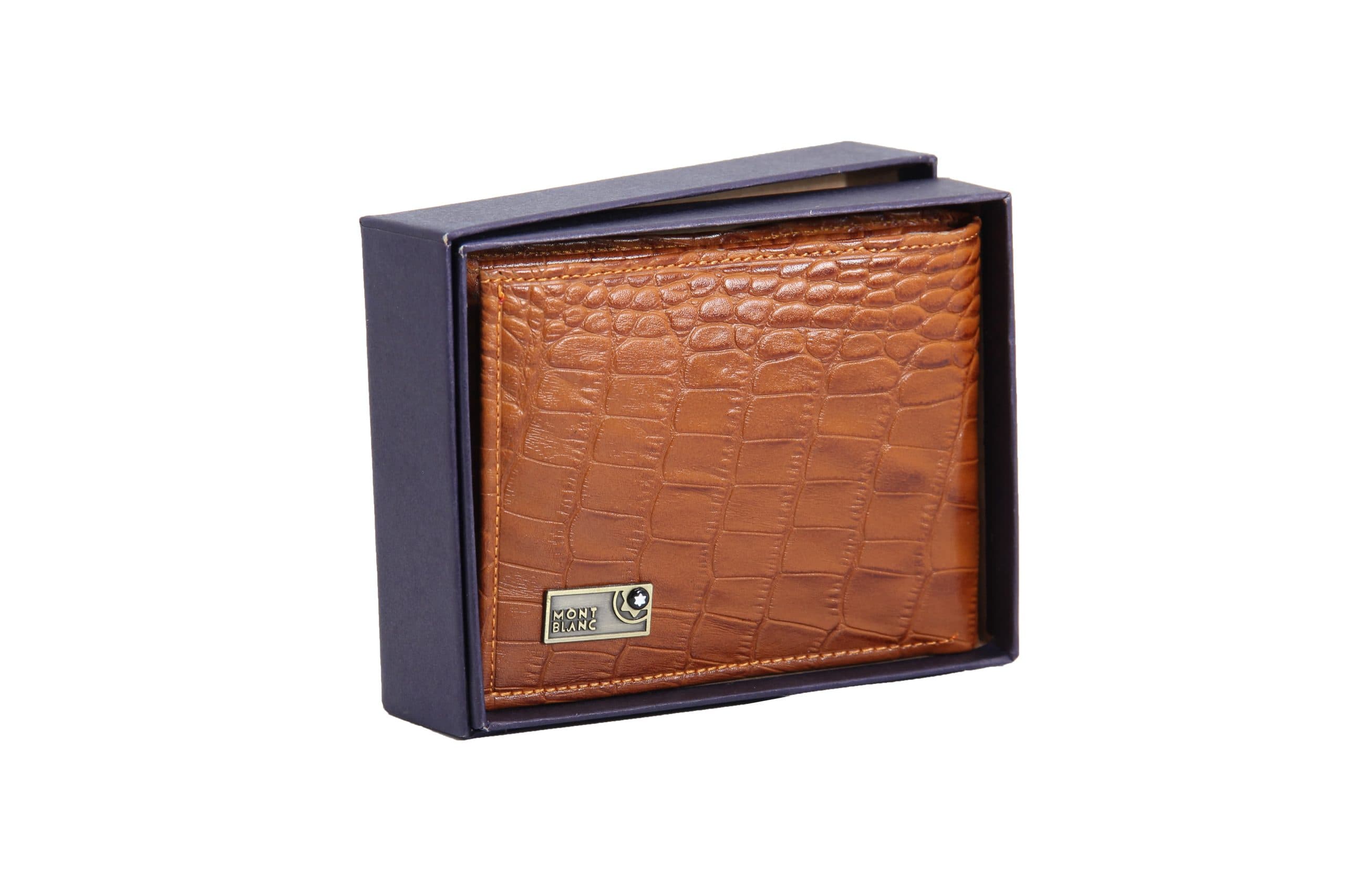 کیف پول جیبی چرم طبیعی مونت 998