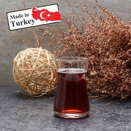 استکان کمر باریک پاشاباغچه مدل Heybeli کد 42361 — تصویر ۳