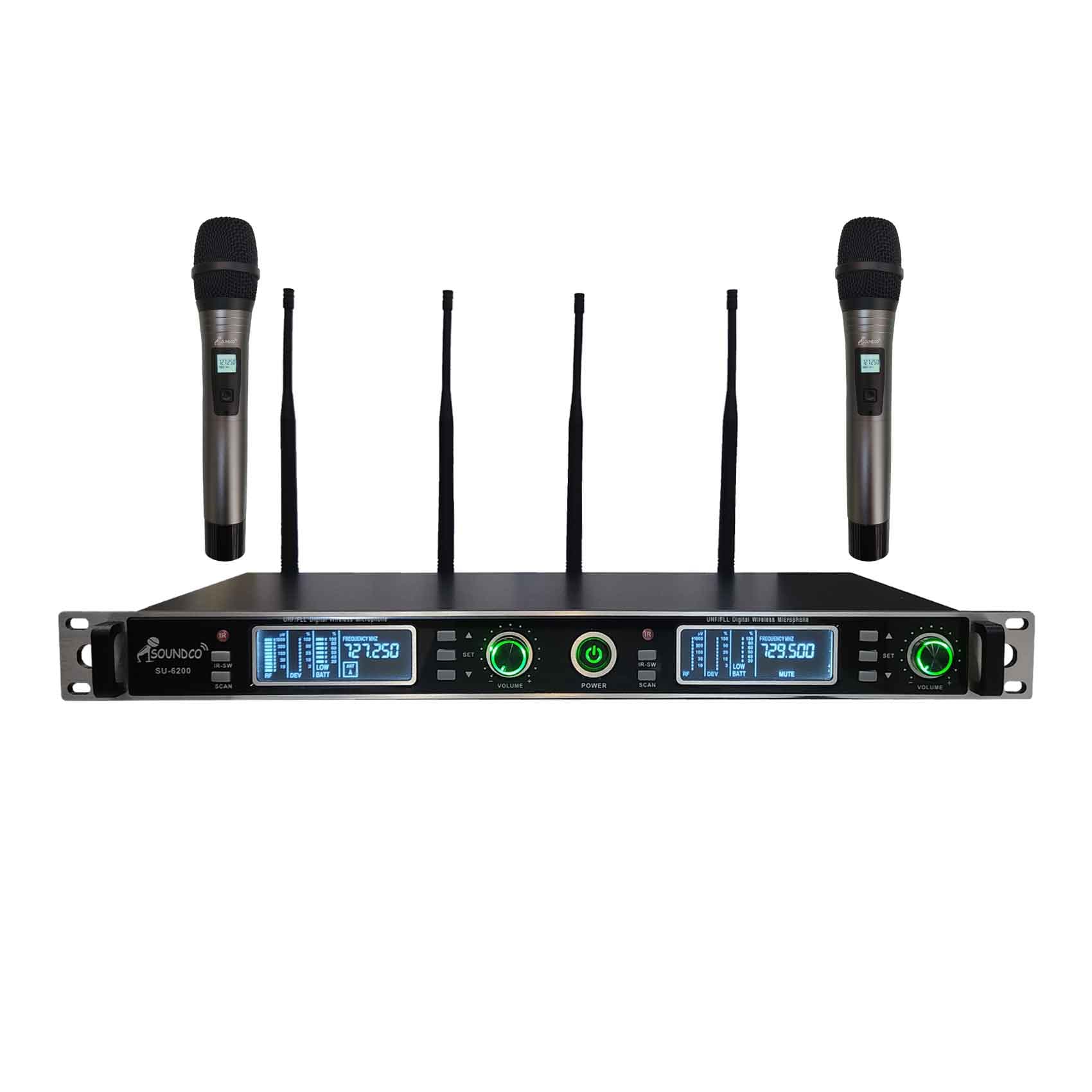 میکروفن بی سیم دو کانال ساندکو مدل SU-6200H