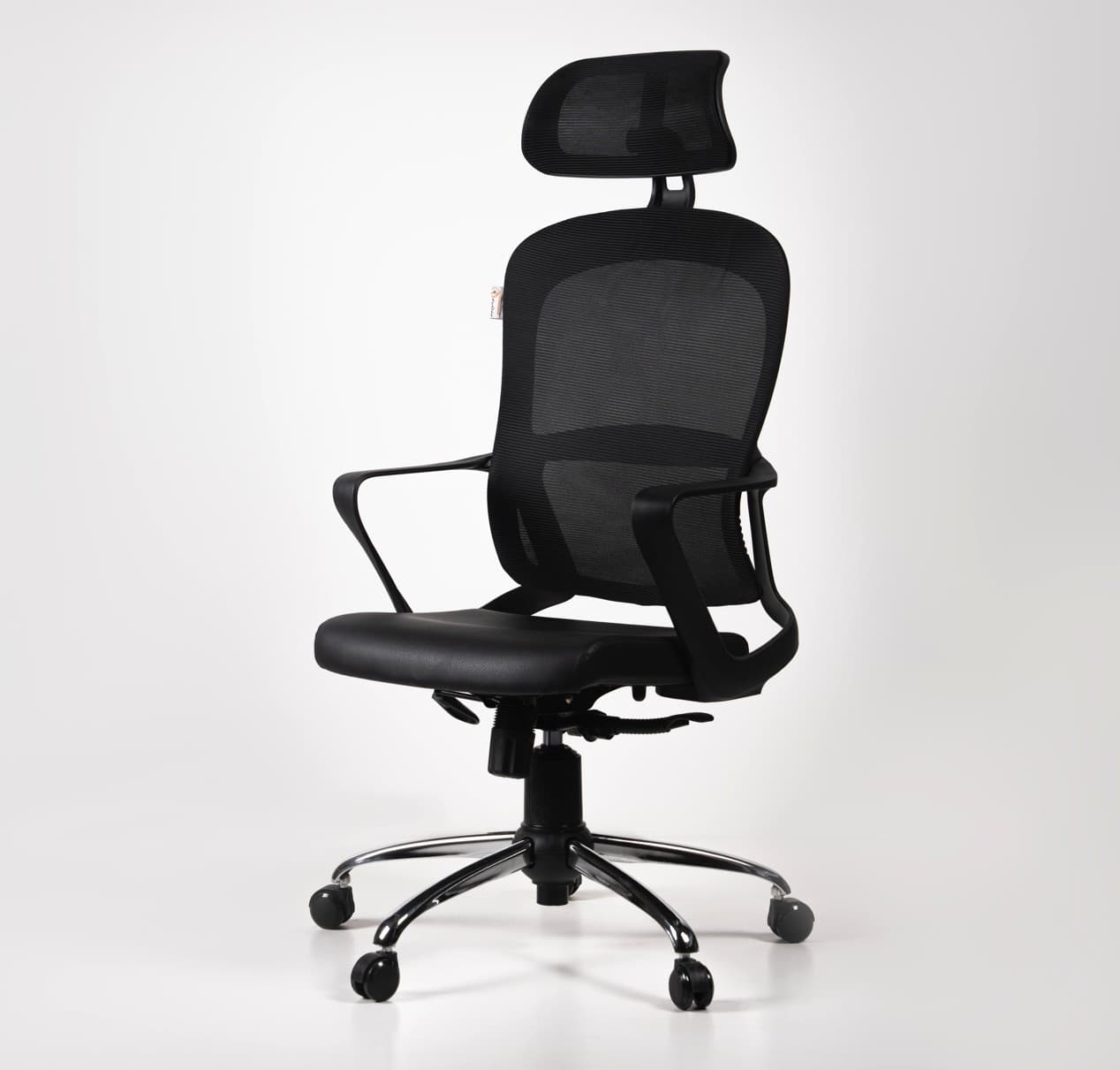 صندلی مدیریتی نوین سیستم H600 مشکی — تصویر ۲