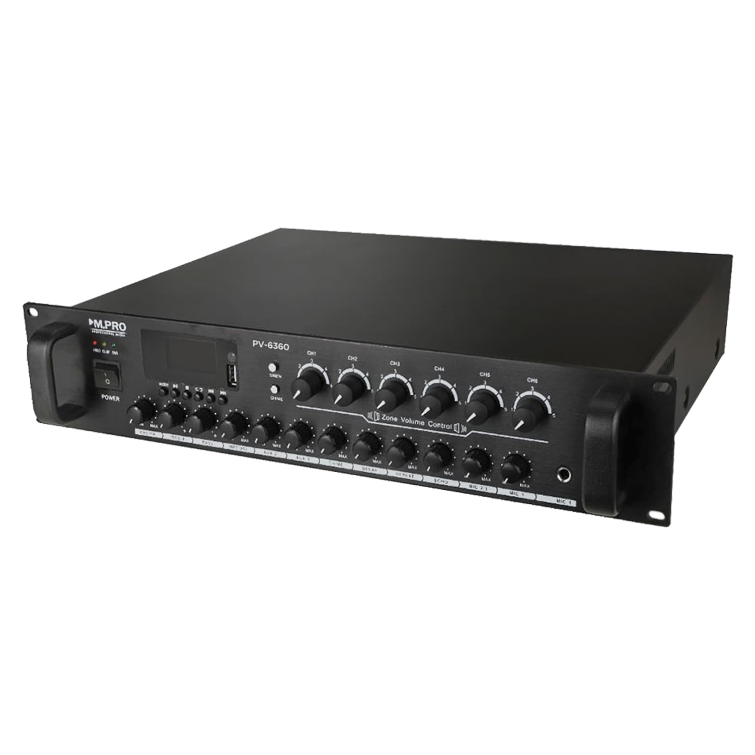 آمپلی فایر اهمی ولتی ام.پرو مدل M.PRO PV-6360 — تصویر ۷