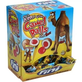 آدامس ترش مغزدار فینی Fini طرح کوهان شتر Camel Balls بسته 200 عددی