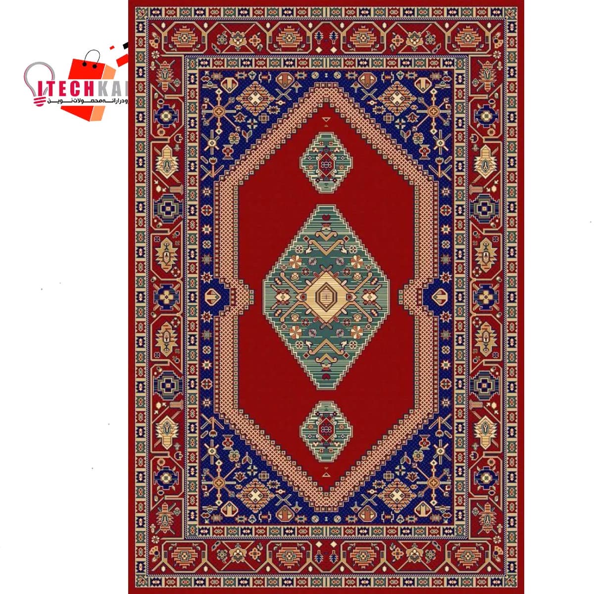 برچسب کاغذی پشت چسبدار طرح فرش کد 21