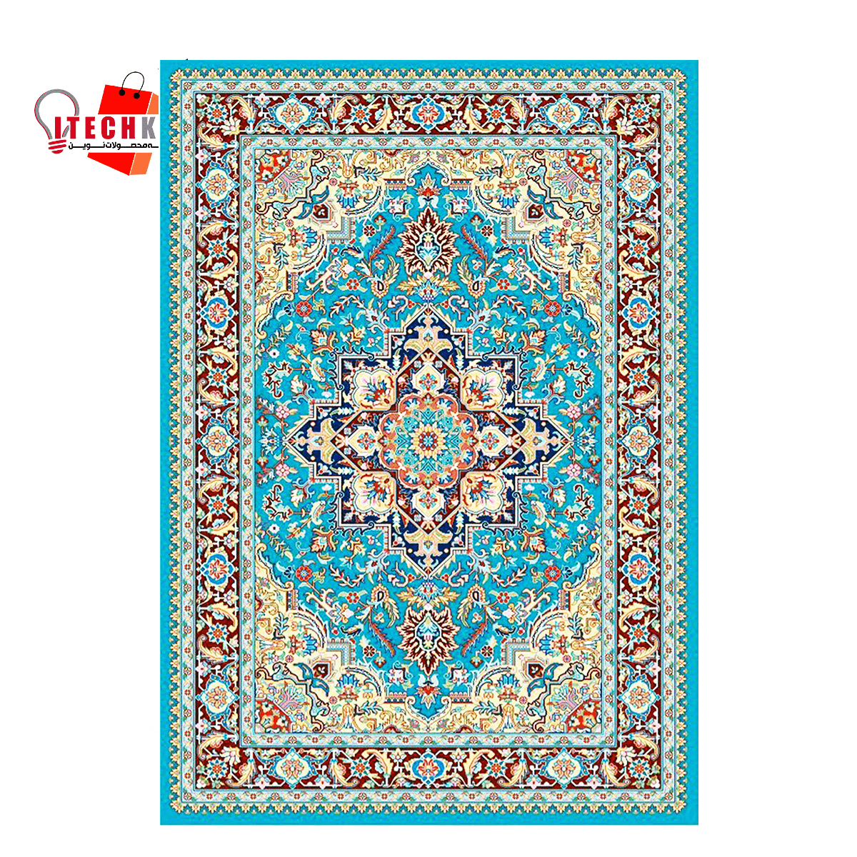 برچسب کاغذی پشت چسبدار طرح فرش کد 4