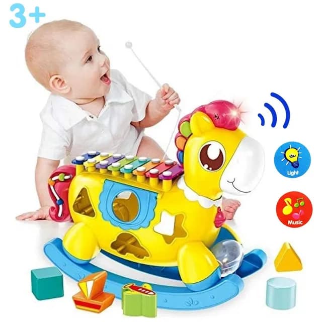 اسب الاکلنگی و آموزشی ۳ کاره هانگر Huanger ایتم GF-HE8024 — تصویر ۷