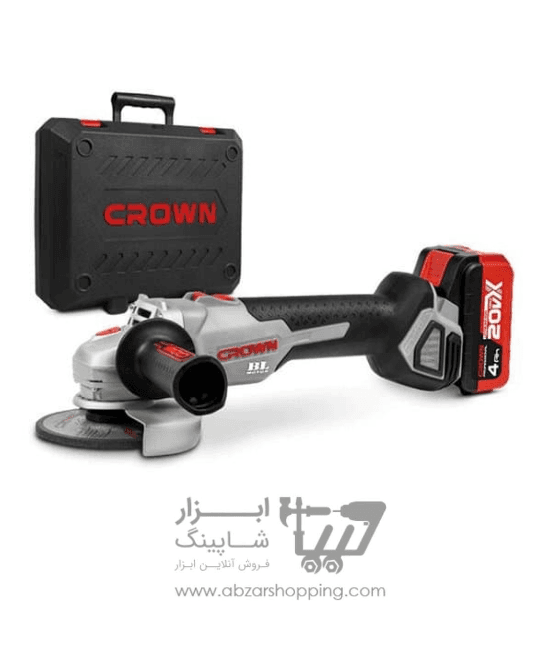 ميني فرز شارژي 115 میلیمتر 20 ولت 4 آمپر كرون مدل CT23001