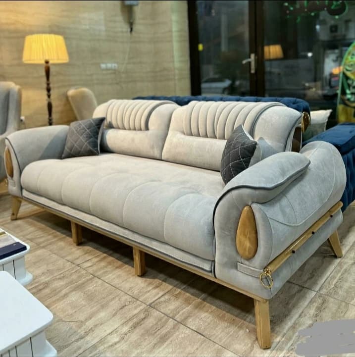 مبل راحتی مدل اشکی تخت‌شو — تصویر ۶