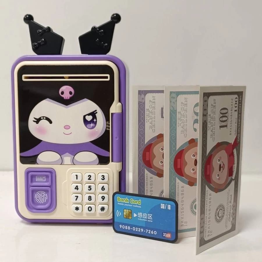 قلک هوشمند و گاوصندوق موزیکال طرح کرومی کد KUROMI SAFE BOX1 ایتم 11-8688 — تصویر ۵