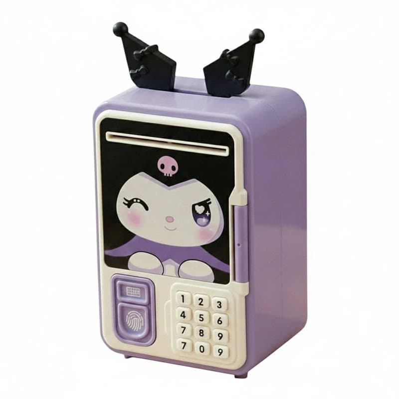 قلک هوشمند و گاوصندوق موزیکال طرح کرومی کد KUROMI SAFE BOX1 ایتم 11-8688 — تصویر ۳