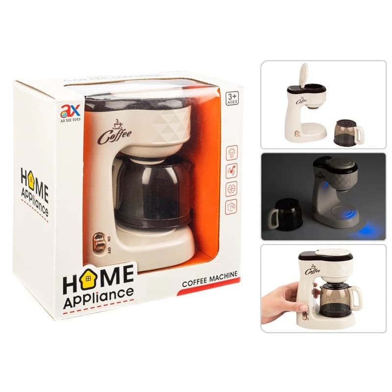 قهوه‌ساز اسباب‌بازی AX مدل Home Appliance (موزیکال و چراغ‌دار) ایتم 6901