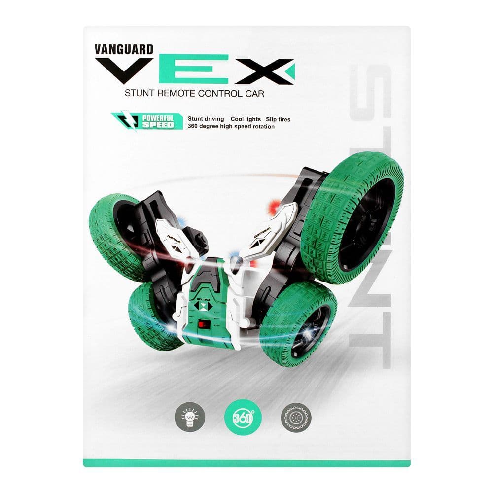 ماشین کنترلی آفرود دیوانه (Stunt Car) مدل 523 – دو طرفه و چرخان — تصویر ۲