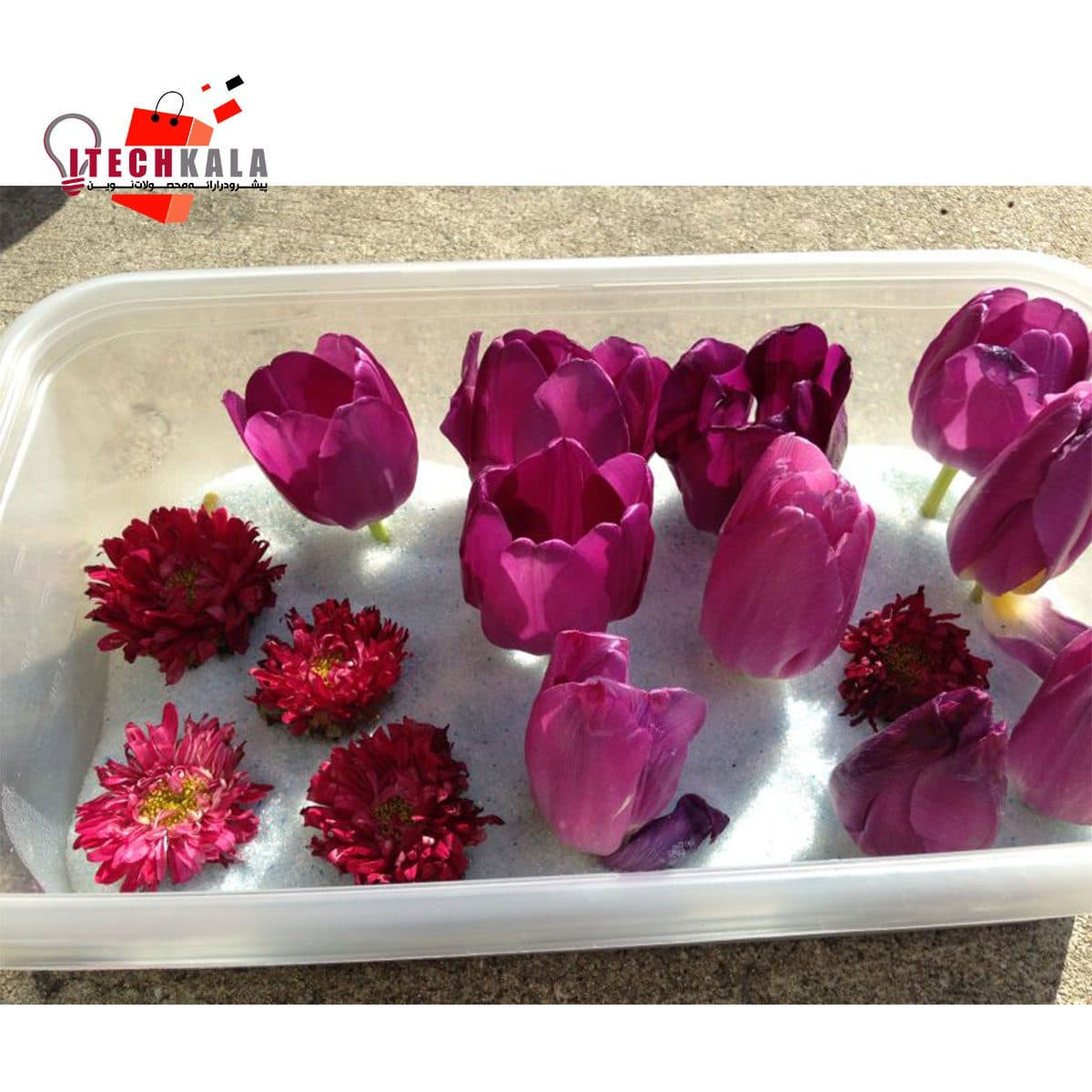 سیلیکاژل “شکری” سفید با نشانگر آبی (1 کیلویی) — تصویر ۴