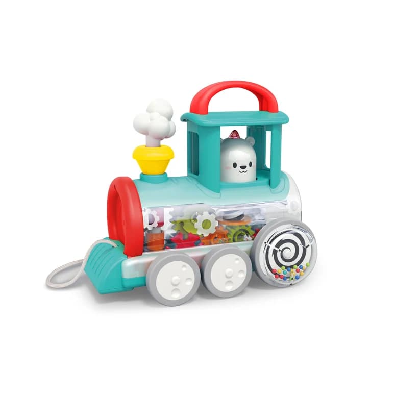 هولا تویز قطار حرکتی Push Along Train Engine؛ قطار آموزشی چرخ دنده ای آیتم 7995