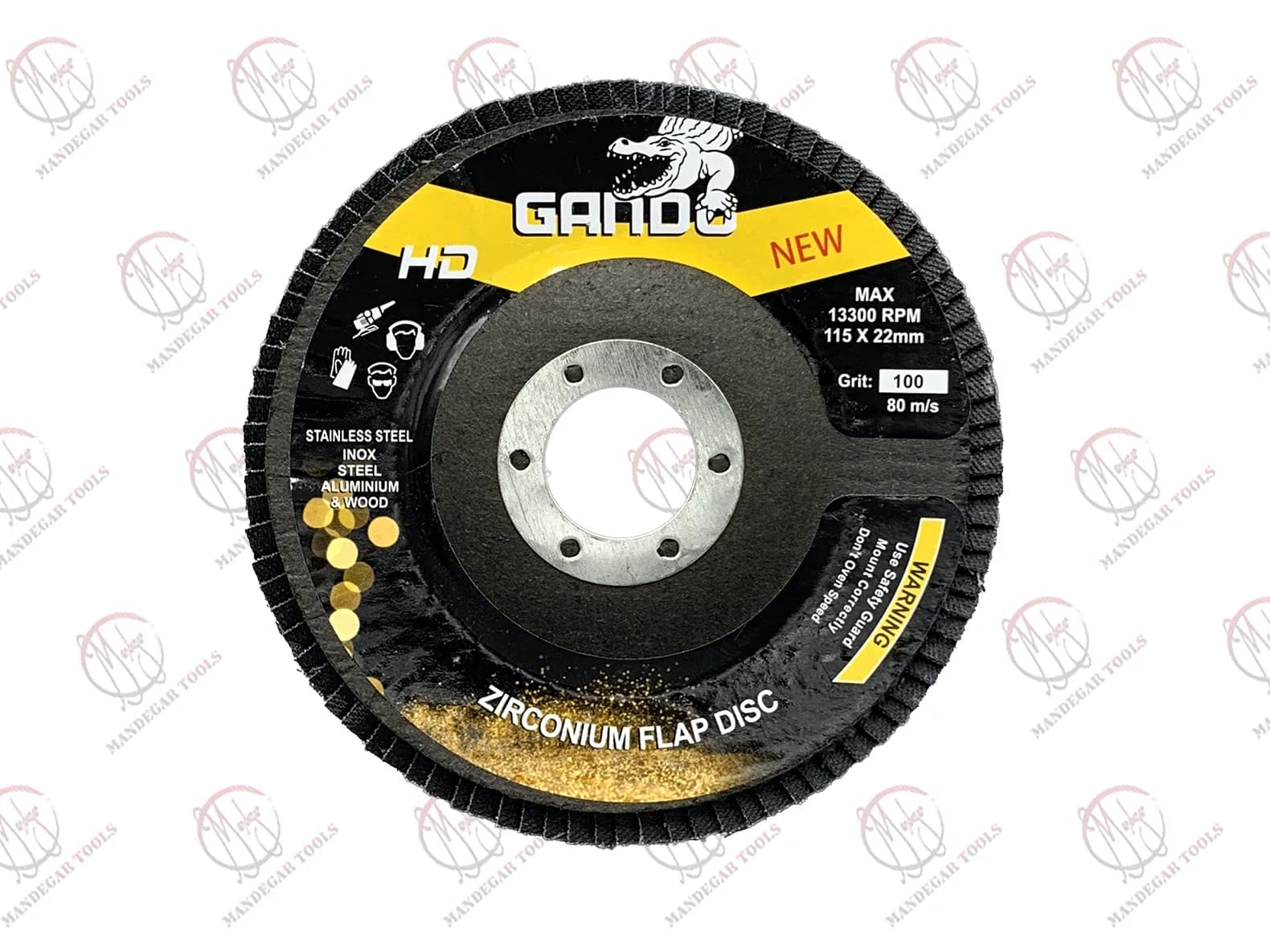 سنباده فلاپ مینی 90 لایه P100 گاندو (GANDO)