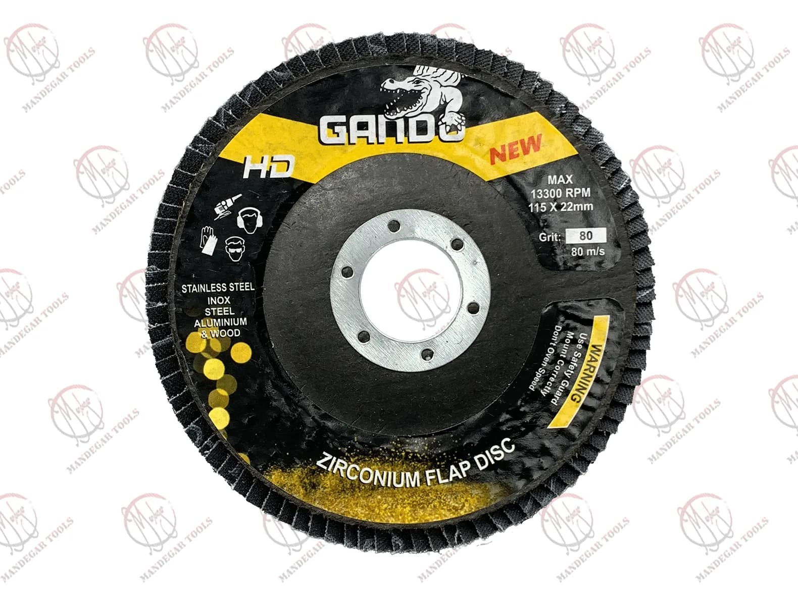 سنباده فلاپ مینی 90 لایه P80 گاندو (GANDO)