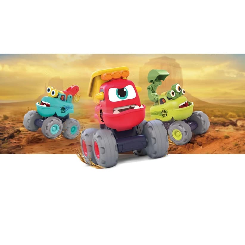 هولا تویز ماشین های راهسازی هیولا Fun Monster؛ مجموعه ۳ عددی آیتم 7911 — تصویر ۲