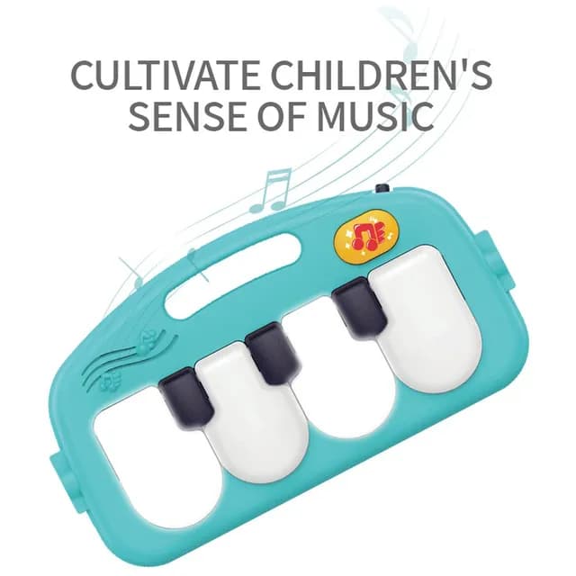 تشک بازی و واکر ۲ در ۱ هانگر مدل Huanger 2-In-1 Piano Playmat ایتم HE0637 — تصویر ۴
