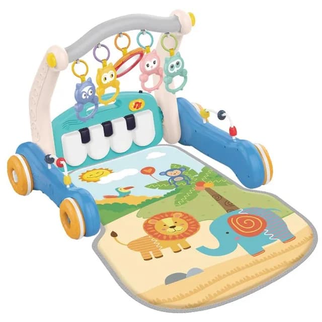 تشک بازی و واکر ۲ در ۱ هانگر مدل Huanger 2-In-1 Piano Playmat ایتم HE0637 — تصویر ۸