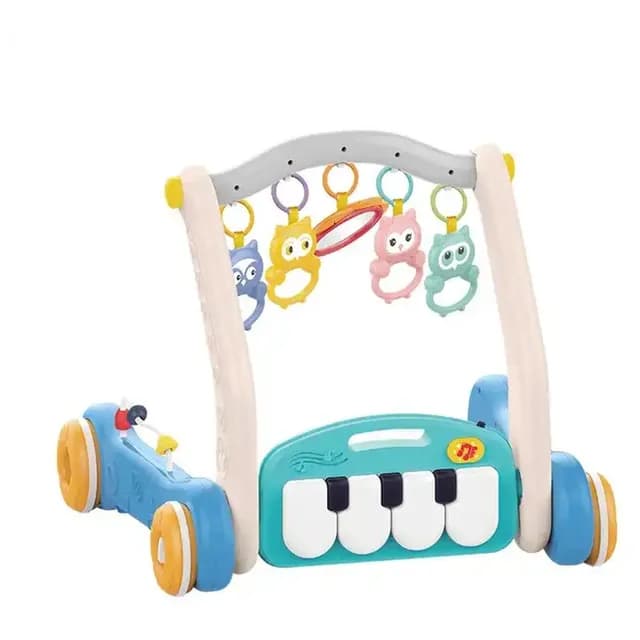 تشک بازی و واکر ۲ در ۱ هانگر مدل Huanger 2-In-1 Piano Playmat ایتم HE0637 — تصویر ۷