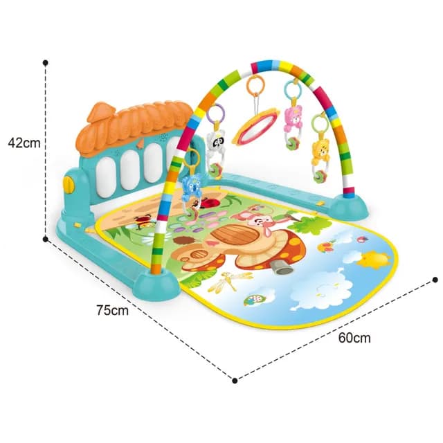 تشک بازی موزیکال هانگر مدل Baby Piano Fitness Rack ایتم HE0639 — تصویر ۸