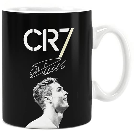 ماگ فوتبالی طرح CR7 و امضای رونالدو