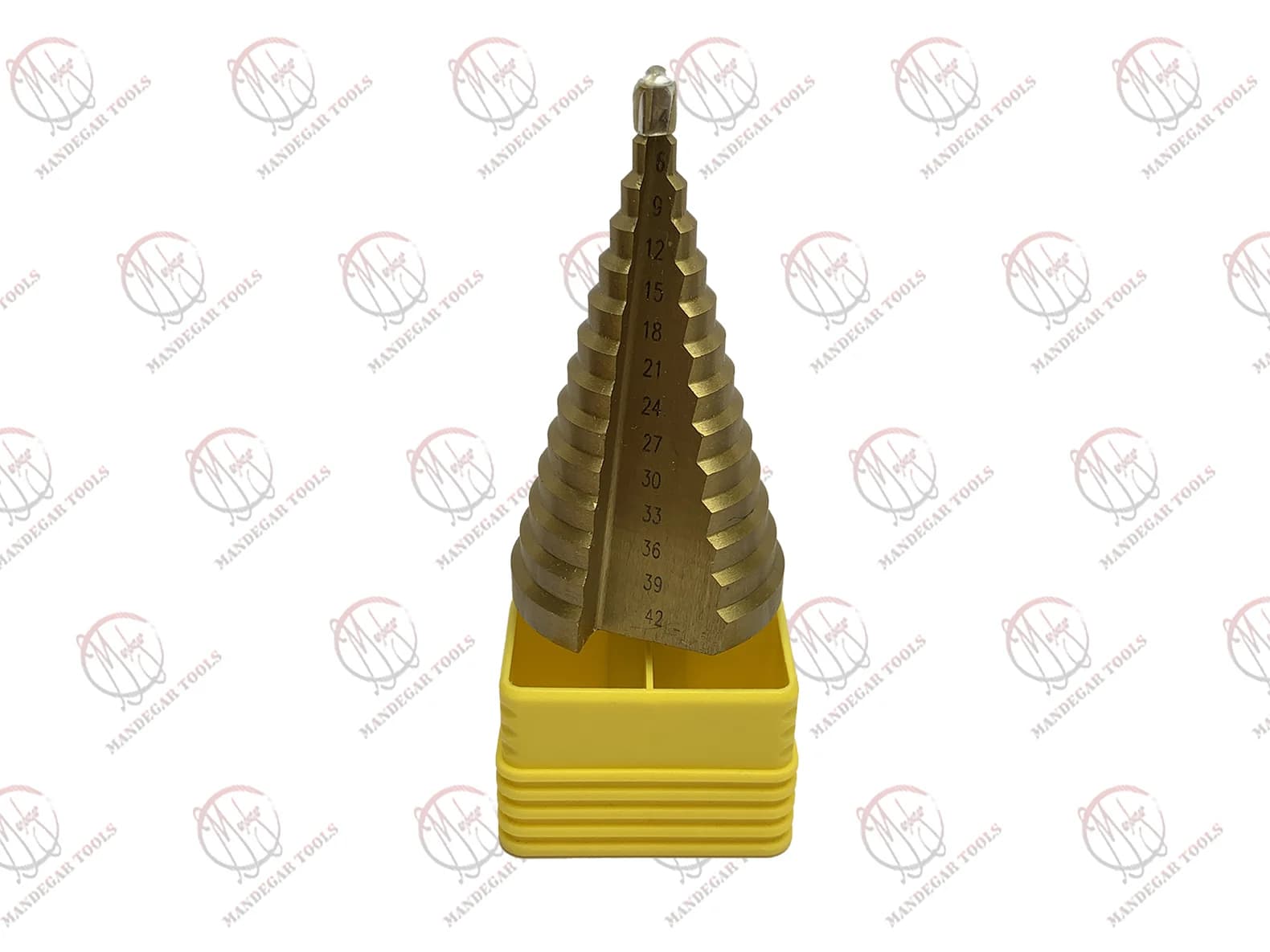 مته کاجی 4-42 میلی‌متر طلایی HSS-E مناسب فلزات و استیل