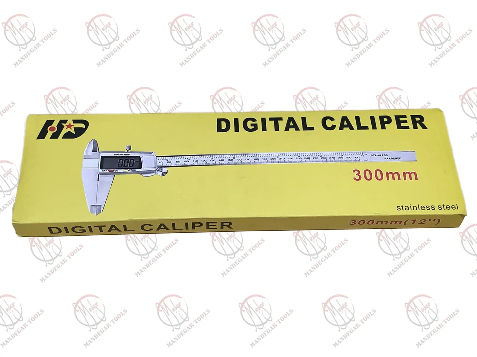 کولیس دیجیتال فلزی برند HD سایز 30 سانتیمتر — تصویر ۳