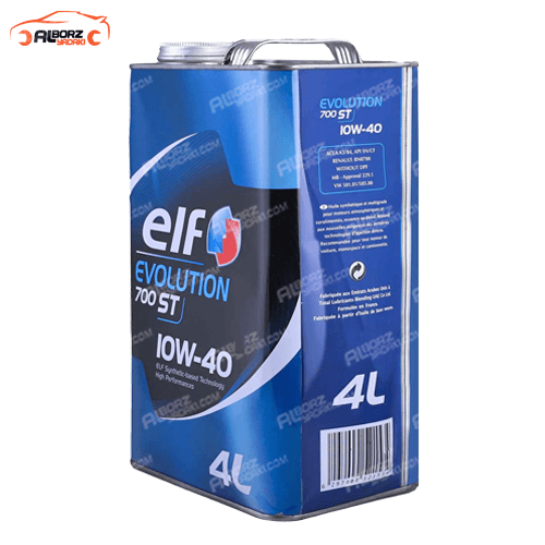 روغن موتور elf Evolution 700ST 10W40 SN چهار لیتری — تصویر ۳