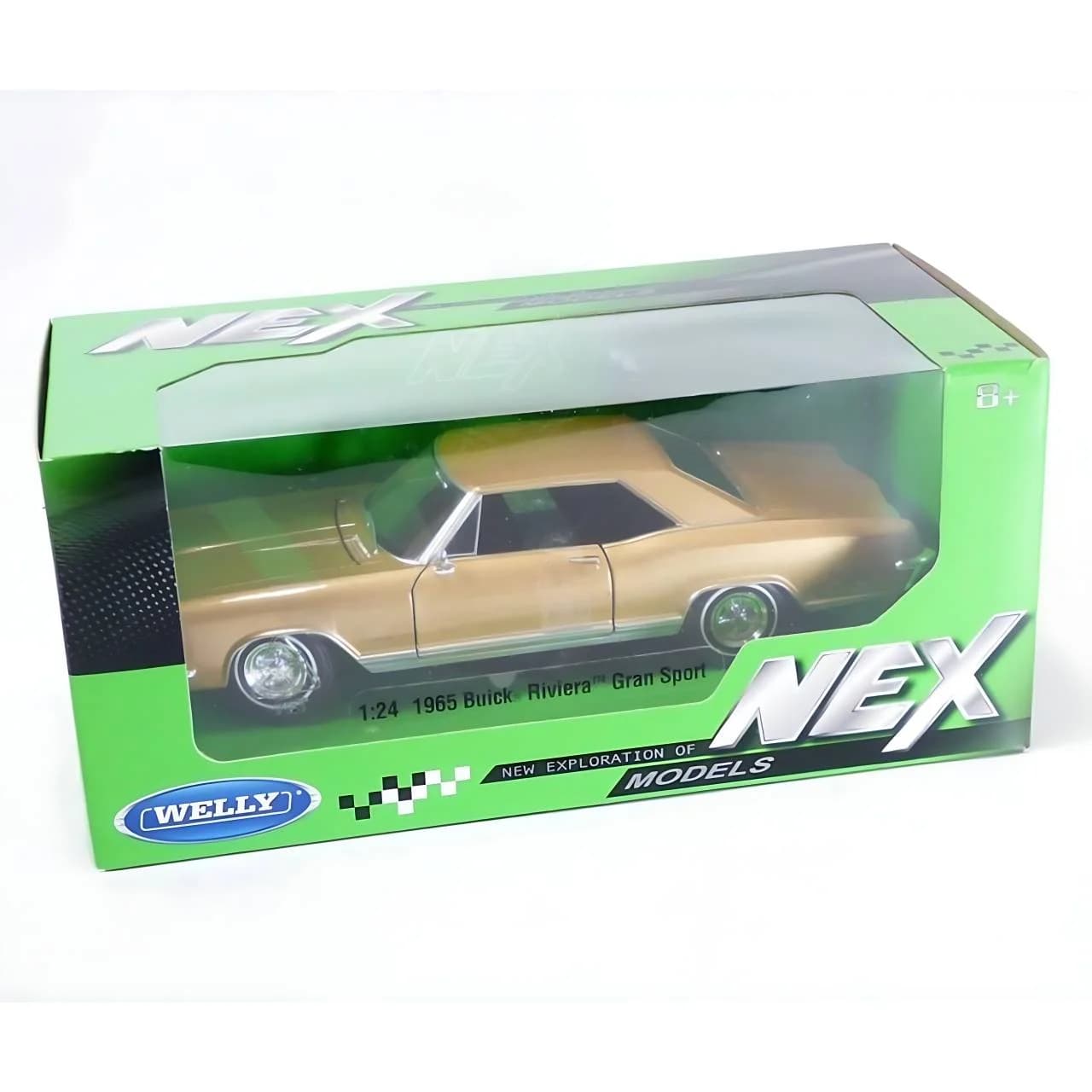 ماکت ماشین فلزی بیوک مدل 1965 Buick Riviera Gran Sport ویلی مقیاس 1:24 — تصویر ۴