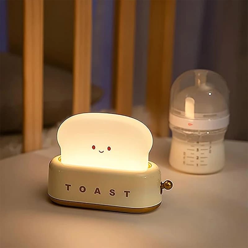 چراغ خواب کودک LED مدل TOAST شارژی — تصویر ۸