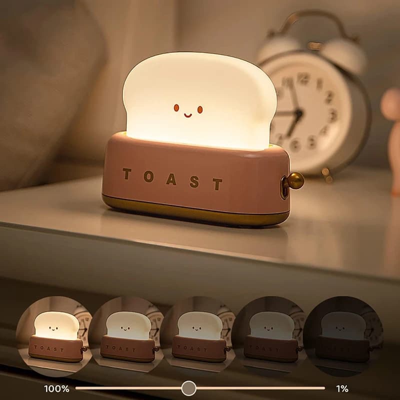 چراغ خواب کودک LED مدل TOAST شارژی — تصویر ۷