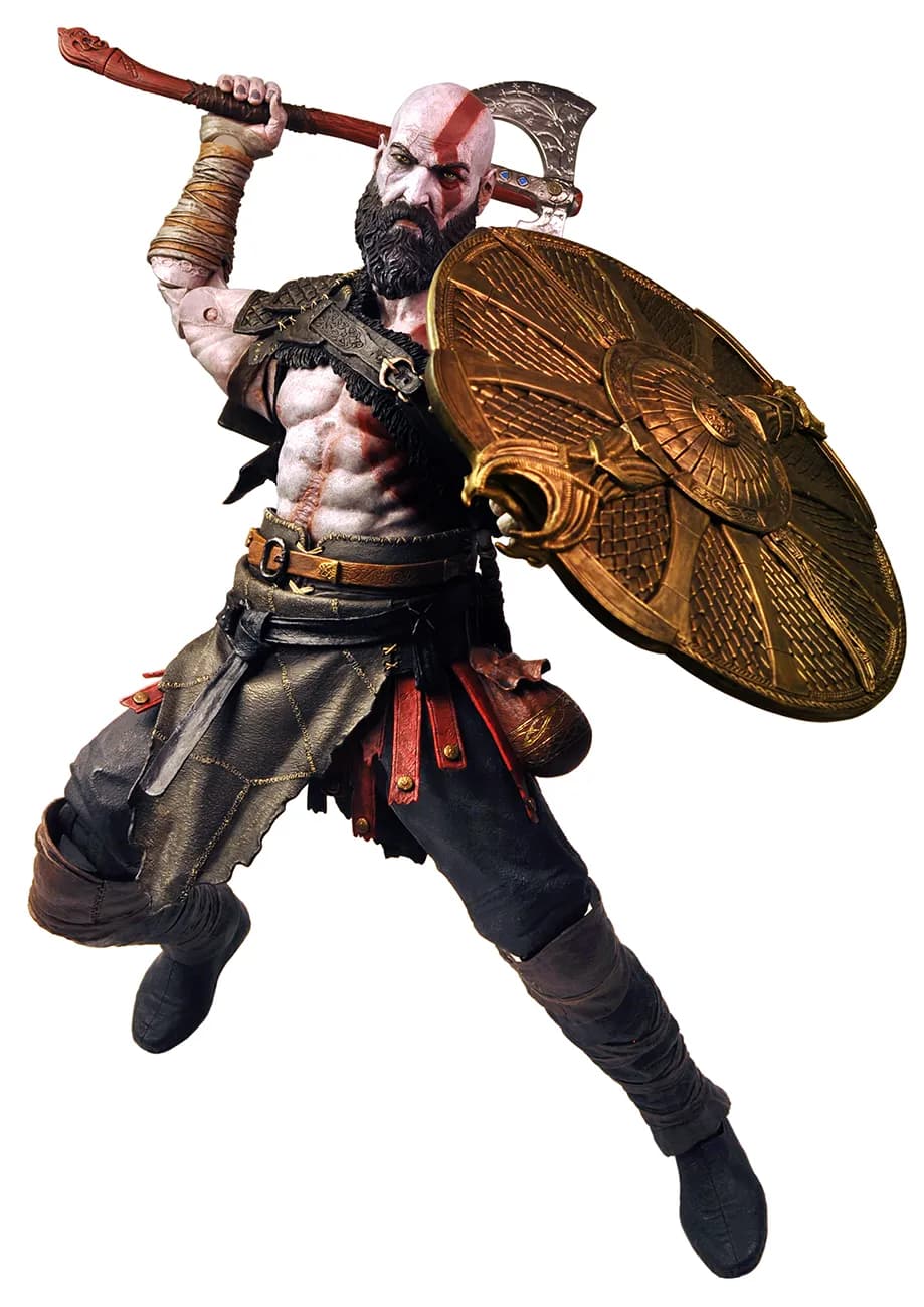 اکشن فیگور خدای جنگ برند نکا، کریتوس گاد آف وار God of War 4 (20 سانتی) — تصویر ۵