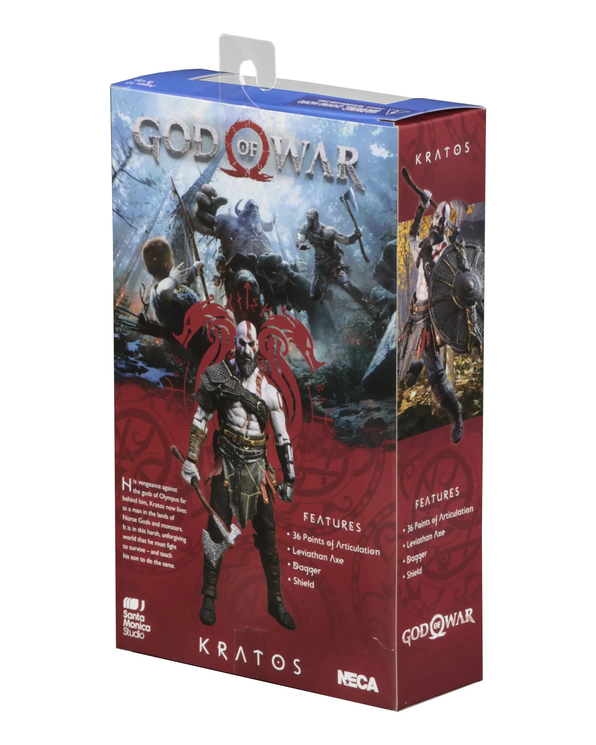 اکشن فیگور خدای جنگ برند نکا، کریتوس گاد آف وار God of War 4 (20 سانتی) — تصویر ۷