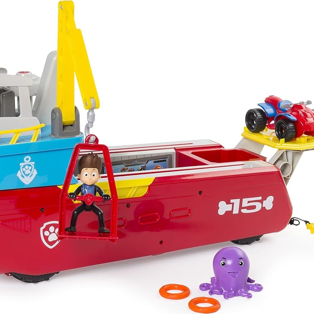 کشتی نجات تبدیل شونده سگ های نگهبان مدل Paw Patrol Sea Patroller آیتم H327 — تصویر ۳