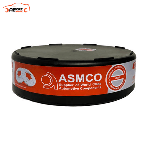 دیسک چرخ جلو پژو 405 ، پژو پارس و سمند LX سوراخدار ASMCo (یک جفت) — تصویر ۴