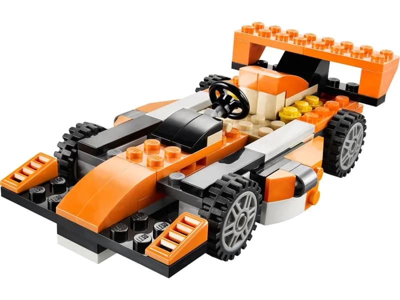 لگو ماشین اسپرت BRICK مدل Sunset Speeder آیتم 3108 | ساختنی 3 در 1 — تصویر ۵