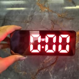 ساعت رومیزی دیجیتال گائوسیو مدل آینه ای کد 3821 — تصویر ۷