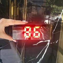 ساعت رومیزی دیجیتال گائوسیو مدل آینه ای کد 3821 — تصویر ۸