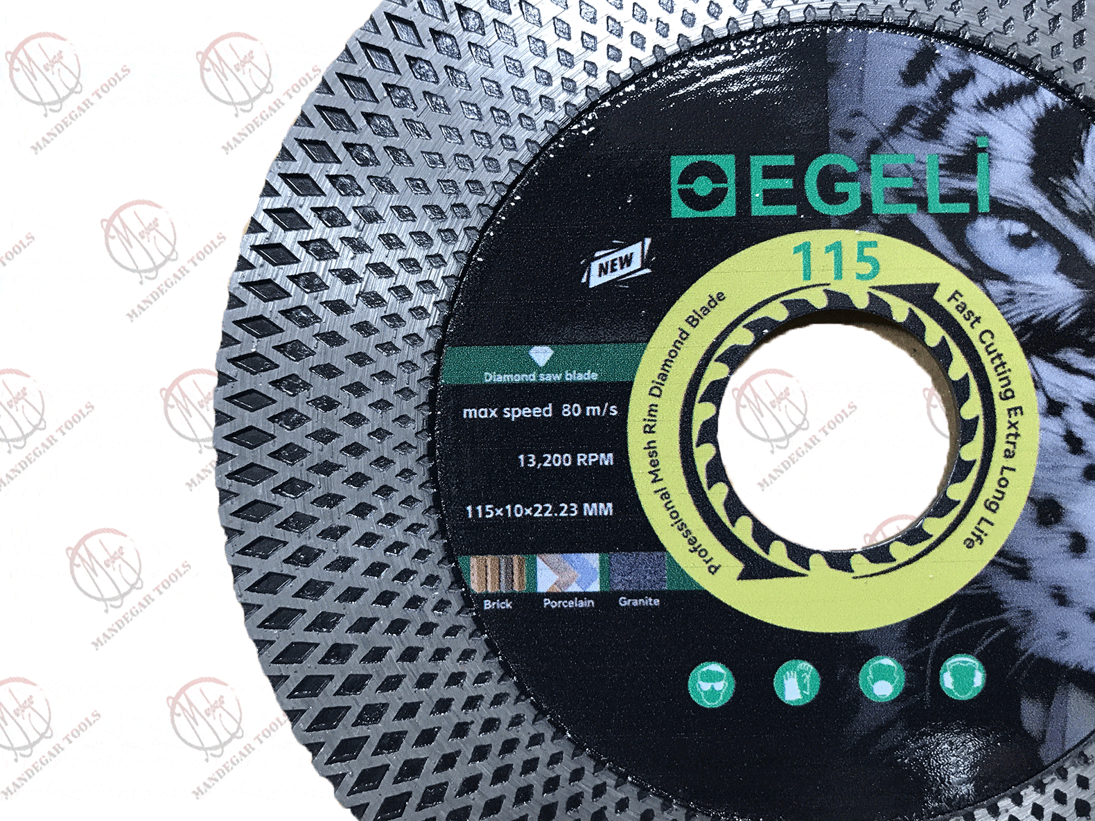صفحه پرسلان بر سایز 115 مدل X بلند برند EGELI — تصویر ۳