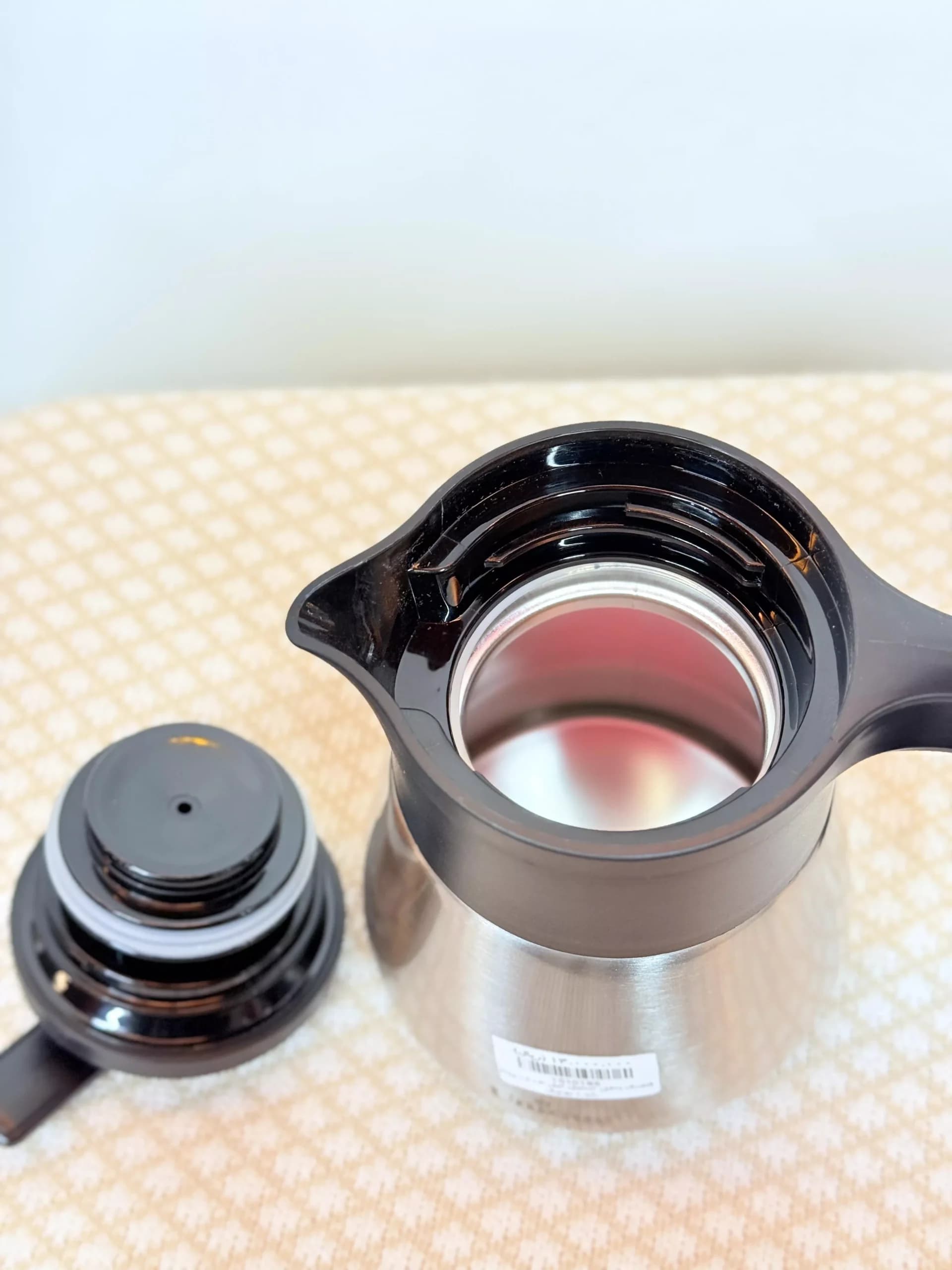 فلاسک داخل استیل تپل 1813 پدالی 0.5L یونیک — تصویر ۴