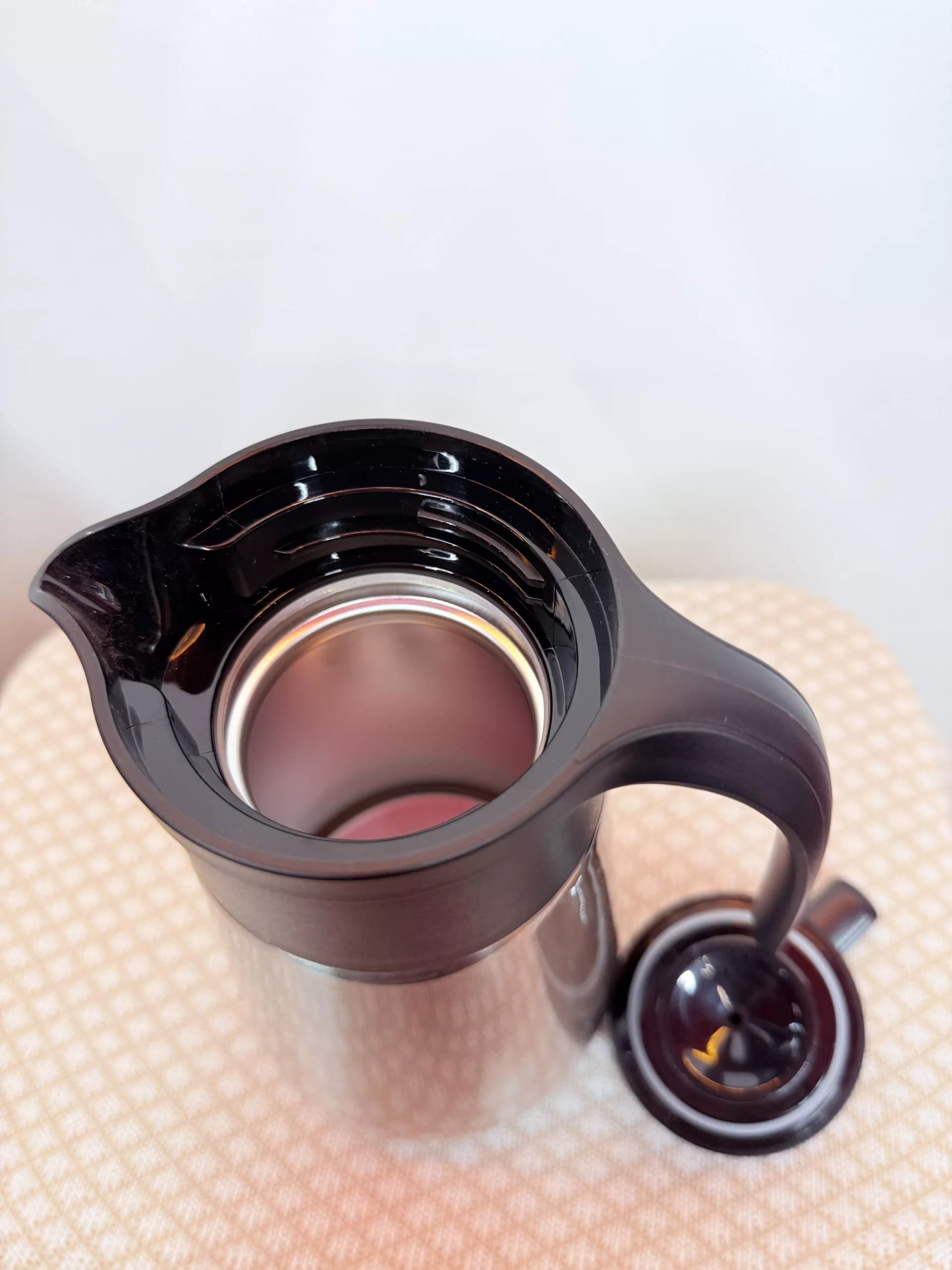 فلاسک داخل استیل تپل 1815 پدالی 1L یونیک — تصویر ۳