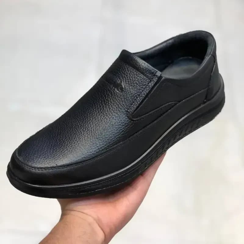 کفش چرم طبی مردانه رخشی سایز 45-47 راحتی و بادوام — تصویر ۷