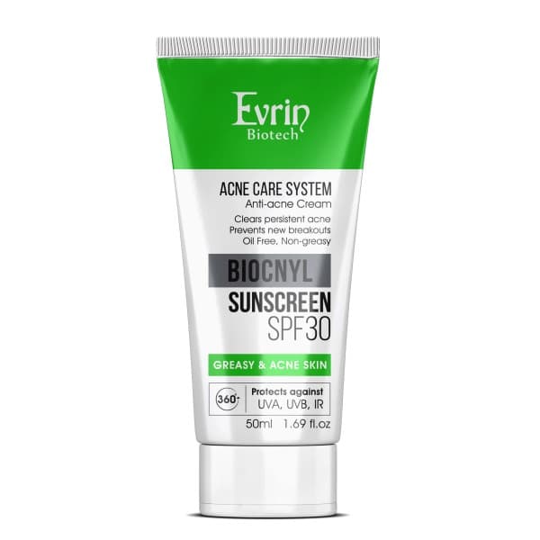 کرم ضد آفتاب آنتی آکنه و پوست چرب SPF30 اورین