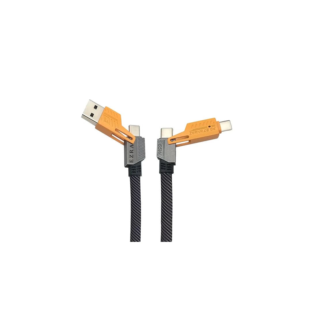 کابل تبدیل TYPE-C/ USB-A به لایتنینگ مدل AZRA DC 364