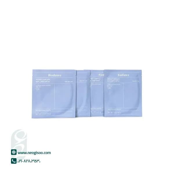 پک 4 تایی ماسک ورقه ای آبرسان بایودنس مدل Hydro Cera-nol Real Deep Mask