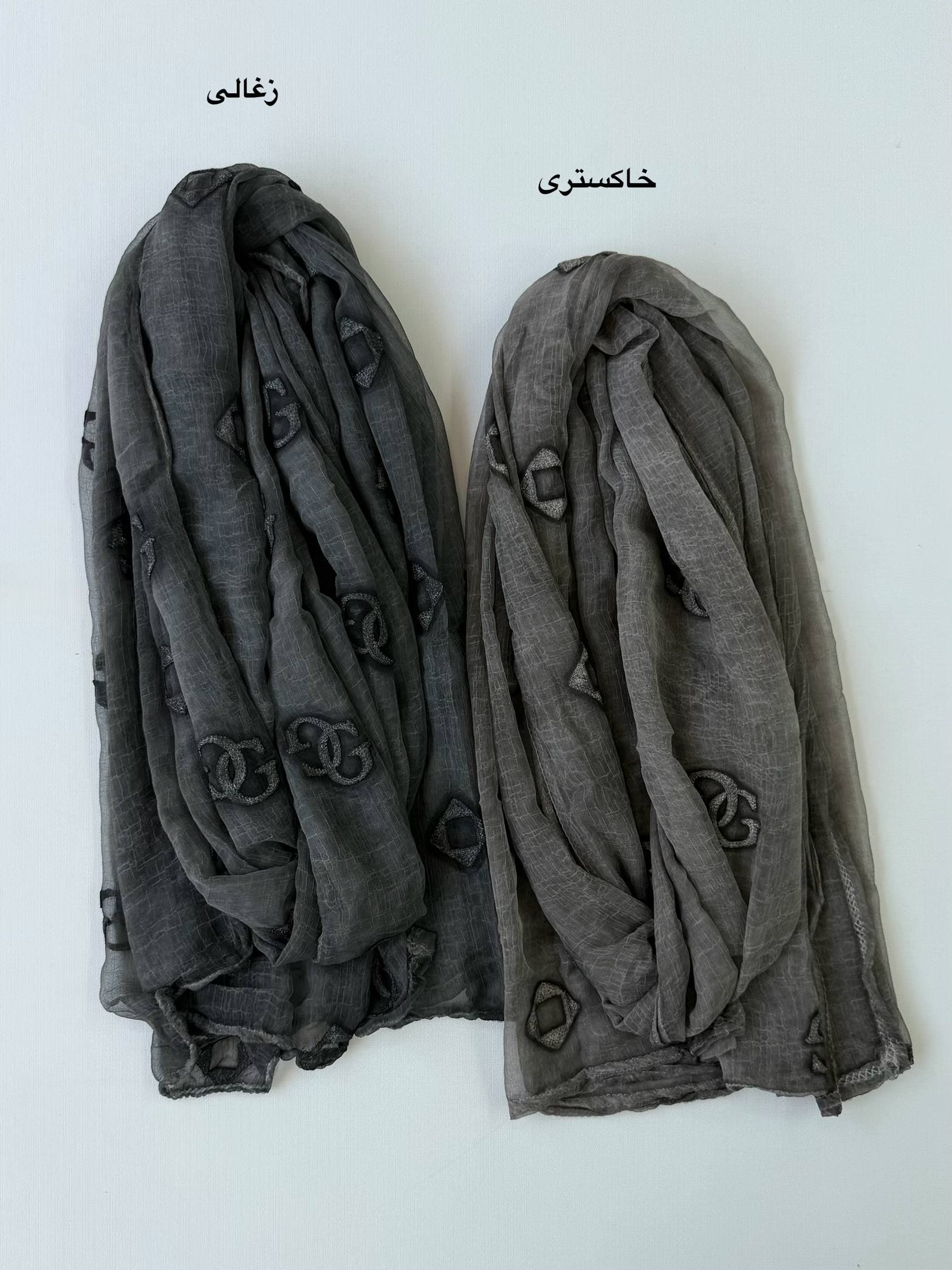 شال حریر سنگشور مارک گوچی وارداتی کد 288 — تصویر ۲
