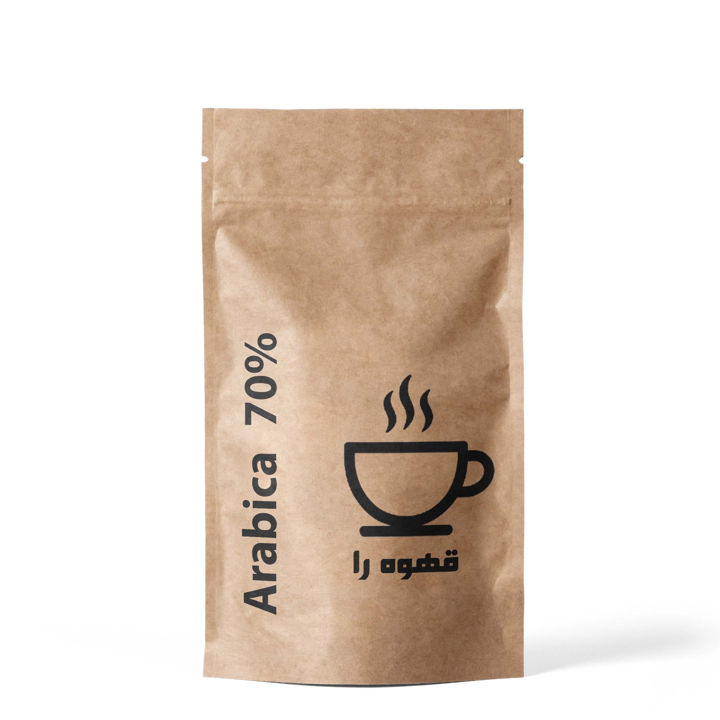 دانه قهوه ۷۰ درصد عربیکا کلمبیا